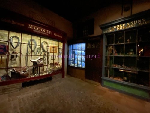 Recreated shops, York Castle Museum